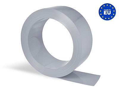 Rollo Lama PVC Flexible (50 metros lineales) 200x2mm Color Opaco Gris RAL 7001