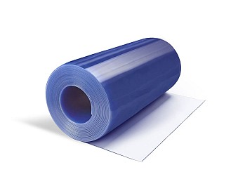 Rollo PVC Flexible (20 metros lineales) 1370x1mm Normal Transparente Azulado